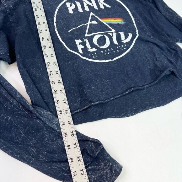 Pink Floyd Shirt Womens Navy Blue Medium Dark Side of the Moon Tour Graphic Tee - Picture 6 of 7